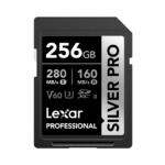 Lexar Professional SILVER PRO 256GB SDXC UHS-II Memory Card | LSDSIPR256G-BNNNG