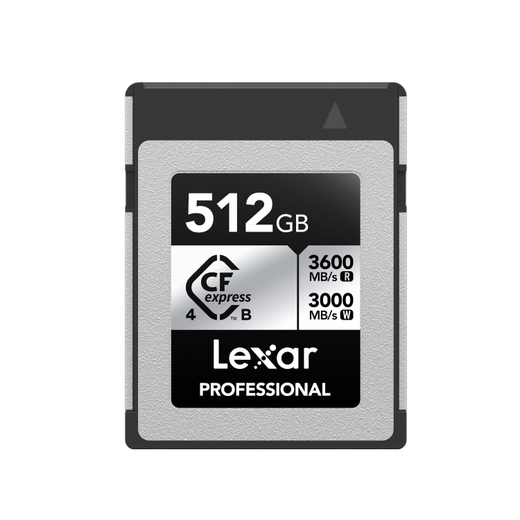 Lexar Professional SILVER Series 512GB CFexpress 4.0 Type B Memory Card | Ultra-Fast Performance | 8K Video Recording