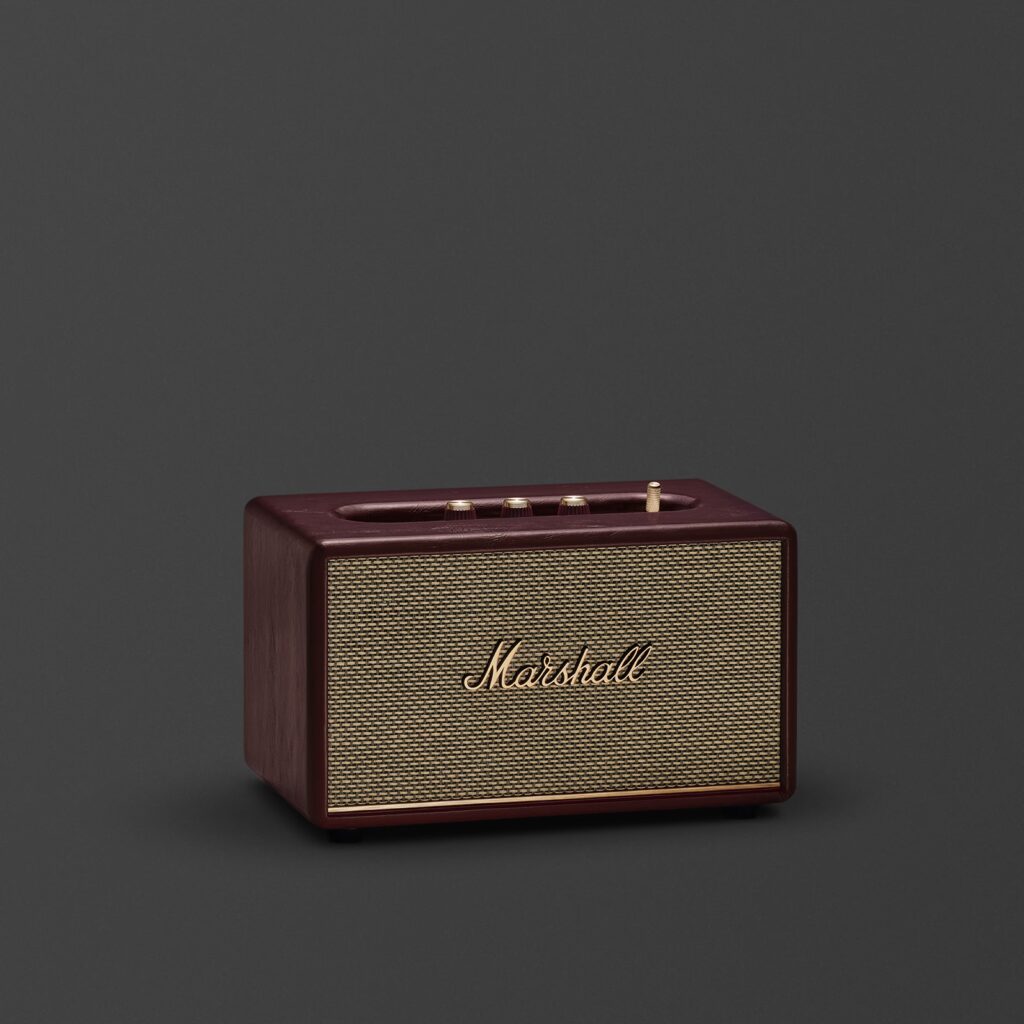 Marshall Acton III Bluetooth Speaker Burgundy