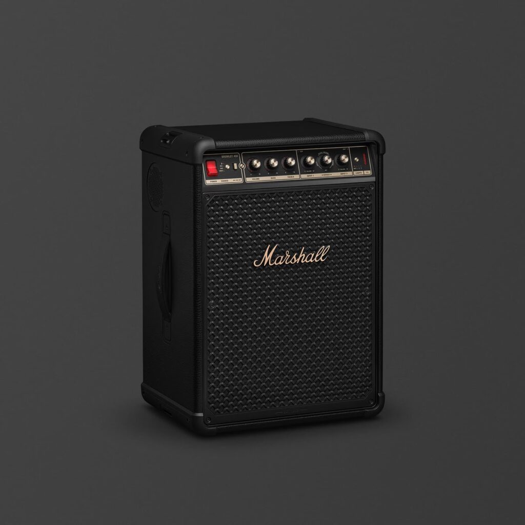 Marshall Bromley 450 Powerful Portable Party Speaker Black and Brass