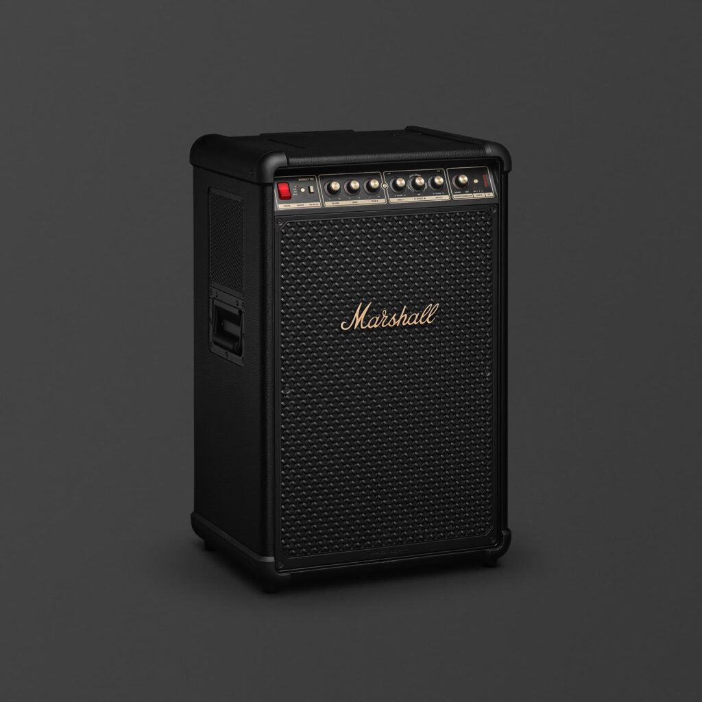 Marshall Bromley 750 Powerful Portable Party Speaker Black and Brass