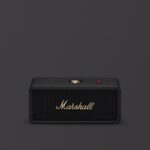 Marshall Emberton III Portable Bluetooth Wireless Speaker Black and Brass