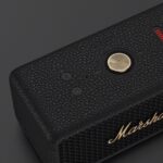 Marshall Emberton III Portable Bluetooth Wireless Speaker Black and Brass