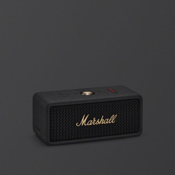 Marshall Emberton III Portable Bluetooth Wireless Speaker Black and Brass