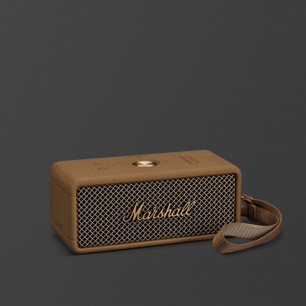 Marshall Emberton III Portable Bluetooth Wireless Speaker Brown