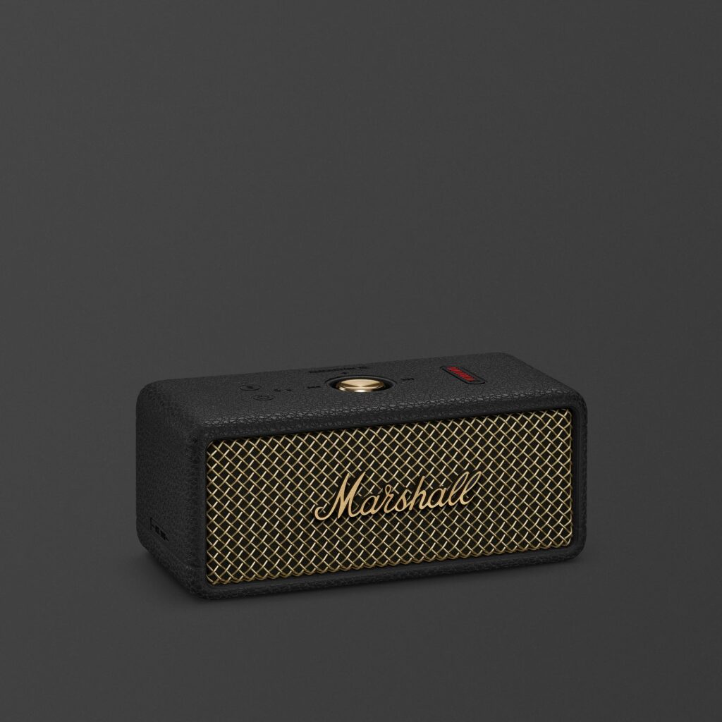 Marshall Emberton III Portable Bluetooth Wireless Speaker Vintage Black