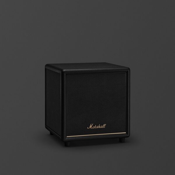 Marshall Heston SUB 200 Wireless Subwoofer with Bluetooth LE Audio Deep Bass Home Theatre Speaker Black Marshall Heston SUB 200 Wireless Subwoofer with Bluetooth LE Audio Deep Bass Home Theatre Speaker Black