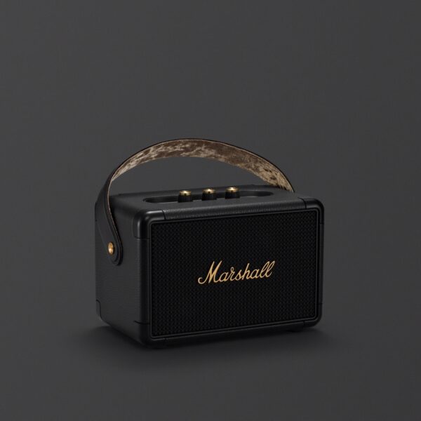 Marshall Kilburn II Portable Bluetooth Wireless Speaker – Black and Brass