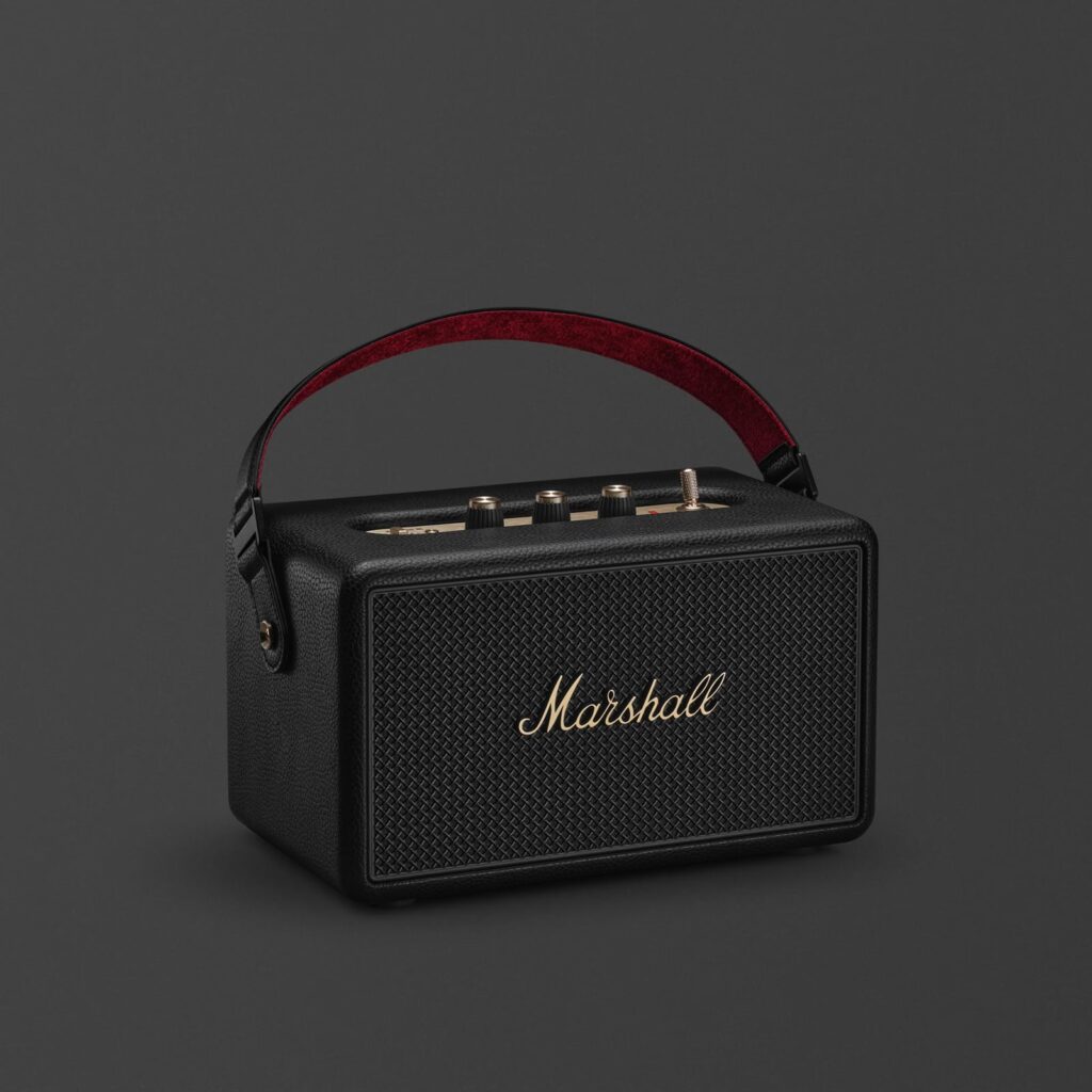 Marshall Kilburn III Portable Bluetooth Wireless Speaker Black and Brass