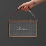 Marshall Kilburn III Portable Bluetooth Wireless Speaker Brown