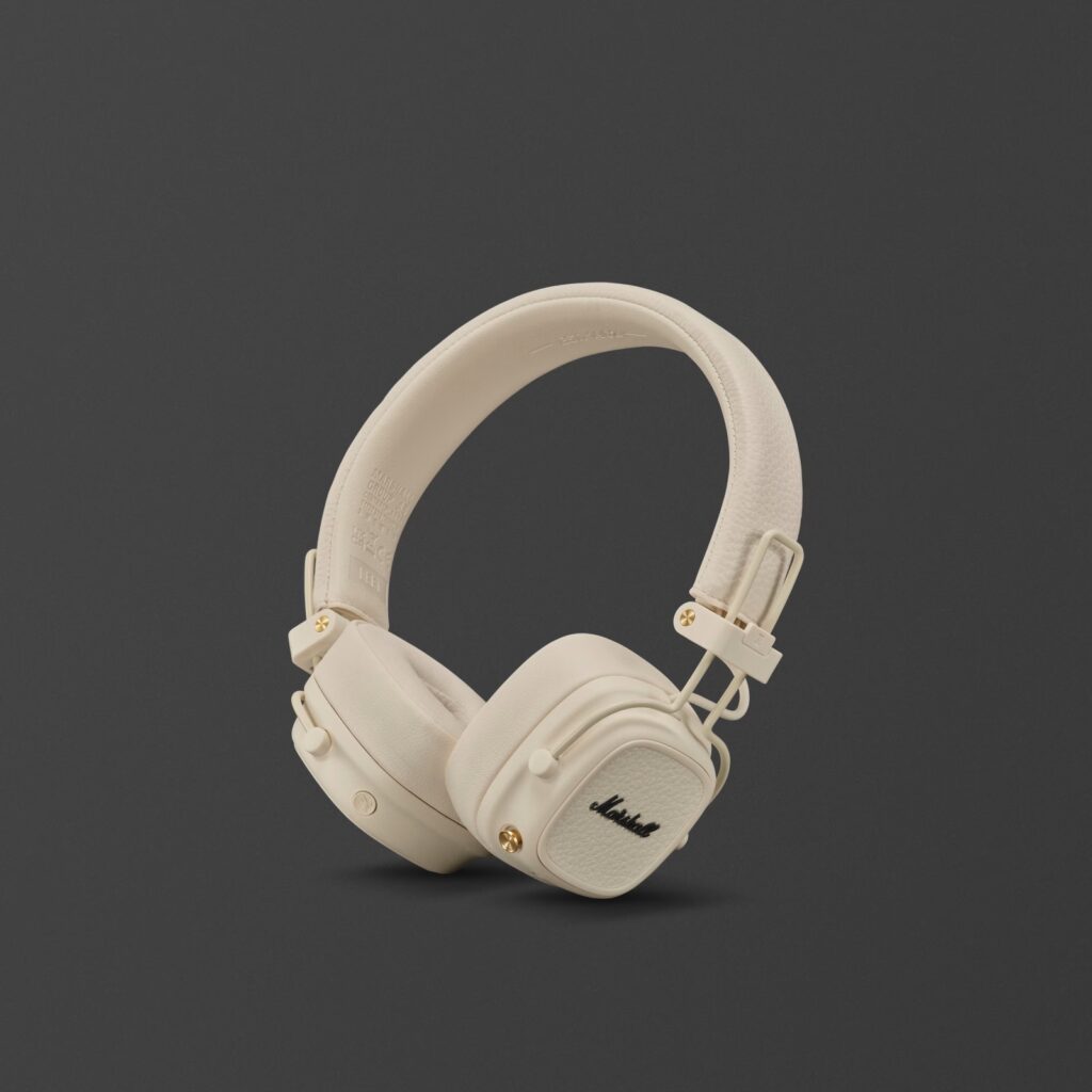 Marshall Major V Wireless Bluetooth On-Ear Headphones Cream