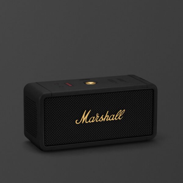 Marshall Middleton Portable Bluetooth Wireless Speaker Black and Brass
