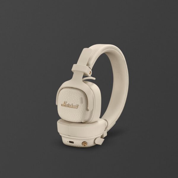 Marshall MILTON A.N.C. Wireless Over-Ear Bluetooth Headphones Cream Marshall MILTON A.N.C. Wireless Over-Ear Bluetooth Headphones Cream