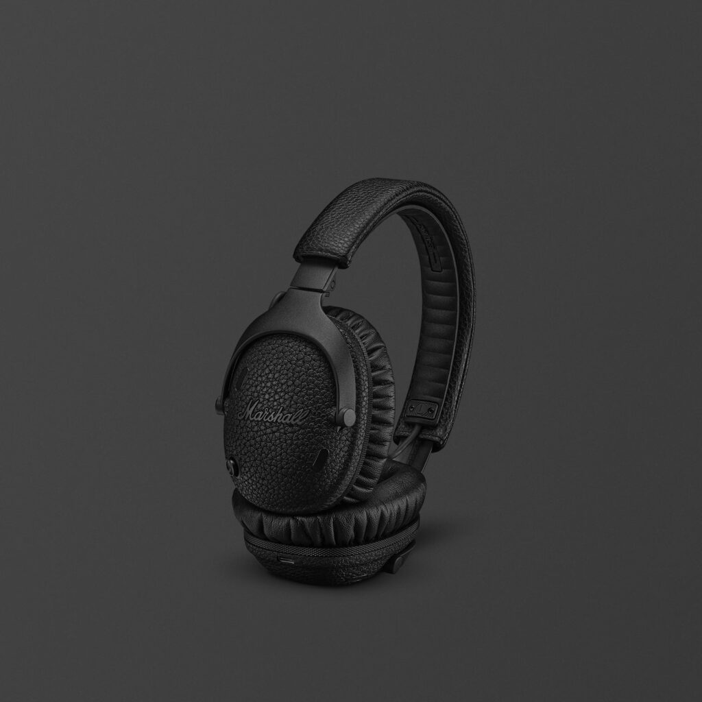 Marshall Monitor III A.N.C. Wireless Over-Ear Bluetooth Headphones Pitch Black
