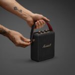 Marshall Stockwell III Portable Bluetooth Wireless Speaker – Black and Brass
