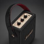 Marshall Stockwell III Portable Bluetooth Wireless Speaker – Black and Brass