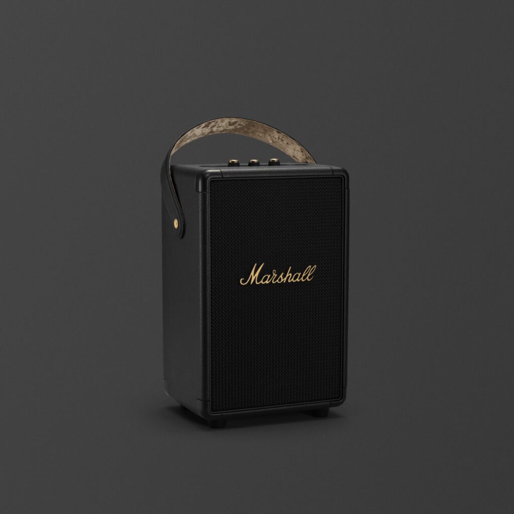 Marshall Tufton Portable Bluetooth Wireless Speaker – Black and Brass