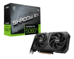 MSI GeForce RTX 5060 Ti SHADOW 2X OC PLUS 8GB GDDR7 Graphics Card MSI GeForce RTX 5060 Ti SHADOW 2X OC PLUS 8GB GDDR7 Graphics Card
