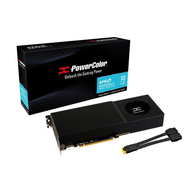 PowerColor AI PRO R9700 32GB GDDR6 PCIe Graphics Card