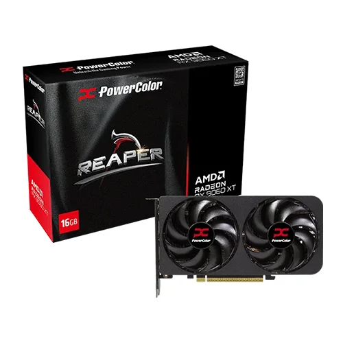 PowerColor Reaper Radeon RX 9060 XT 16GB GDDR6 Graphics Card