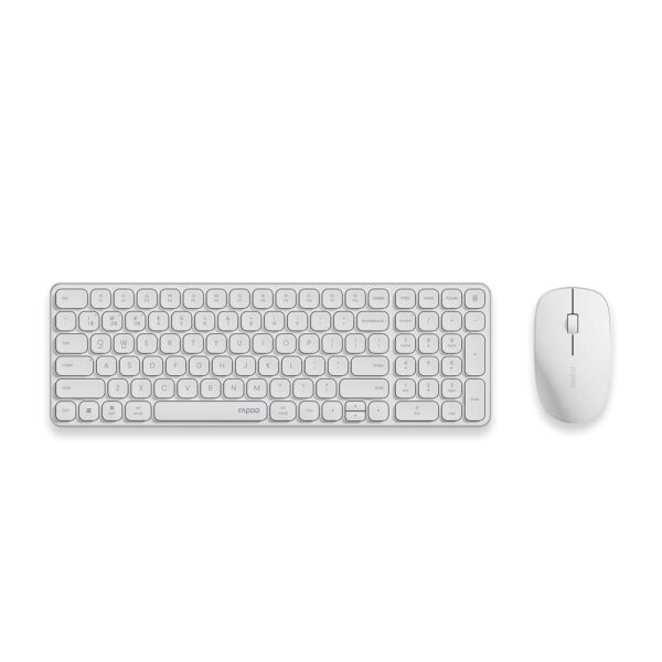 Rapoo 9320M Wireless Multi-Mode Keyboard & Optical Mouse Combo White Rapoo 9320M Wireless Multi-Mode Keyboard & Optical Mouse Combo White