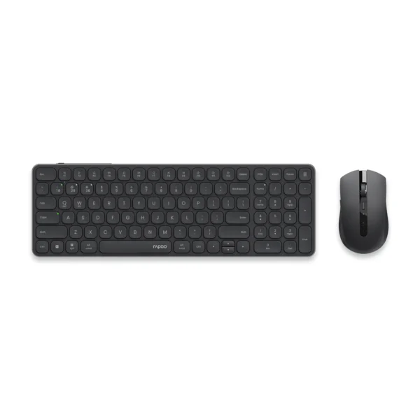 Rapoo 9350S Multi-Mode Wireless Optical Mouse & Keyboard Combo Black