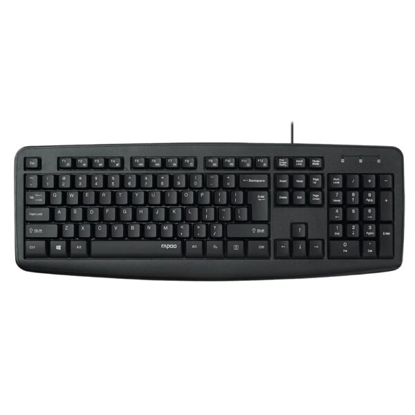 Rapoo NK2600 Wired Multimedia Keyboard Black Rapoo NK2600 Wired Multimedia Keyboard Black