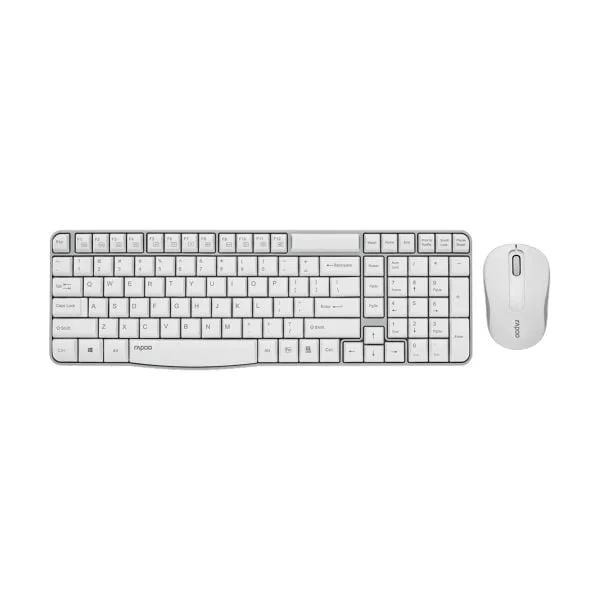 Rapoo X1800S Wireless Keyboard & Mouse Combo White
