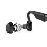 Shokz OpenMove Open-Ear Bluetooth Wireless Headphones Grey