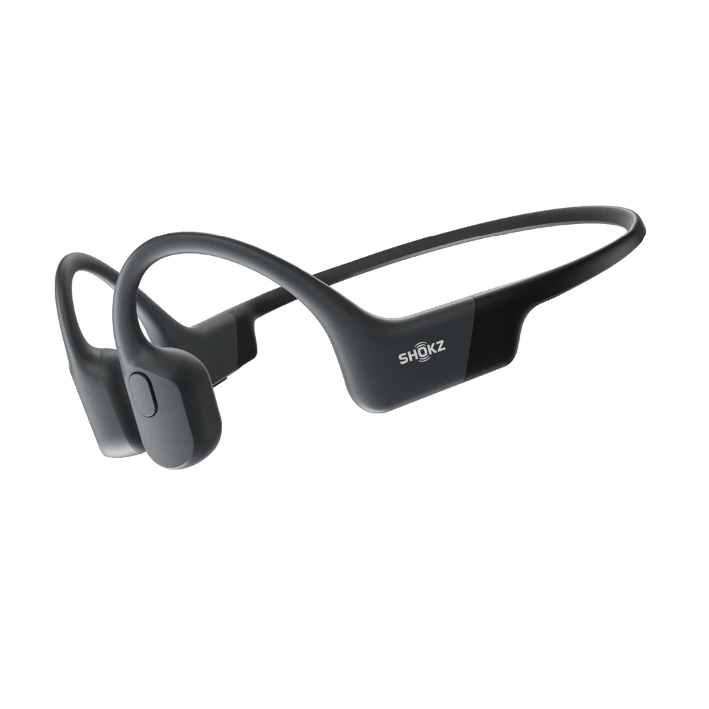 Shokz OpenRun Open-Ear Bluetooth Wireless Headphones Black