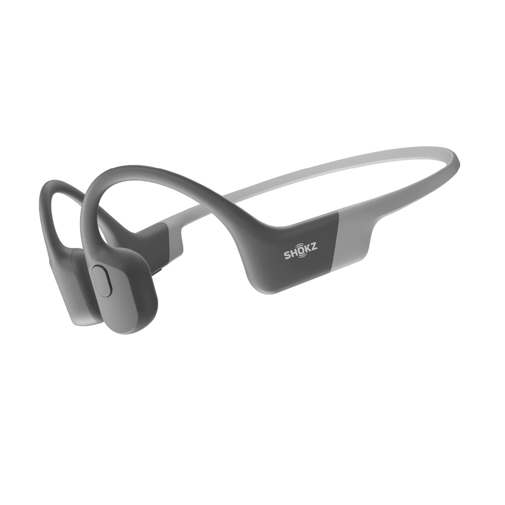 Shokz OpenRun Open-Ear Bluetooth Wireless Headphones Grey