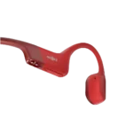 Shokz OpenRun Open-Ear Bluetooth Wireless Headphones Red
