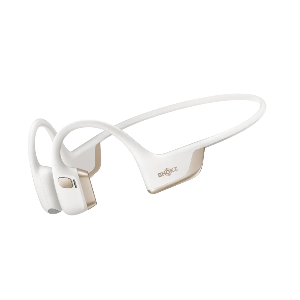 Shokz OpenRun Pro 2 Open-Ear Bluetooth Wireless Headphones Lunar White