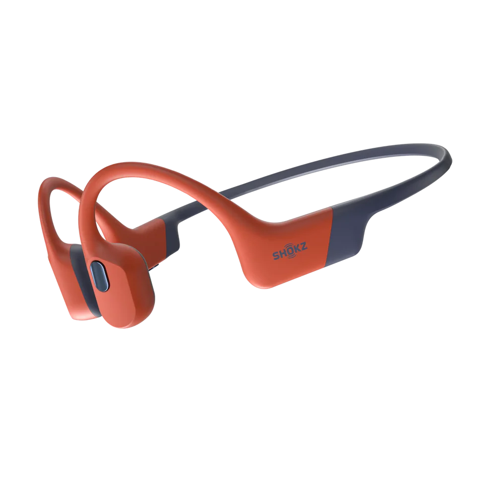Shokz OpenSwim Pro Open-Ear Bluetooth Swimming Headphones Red