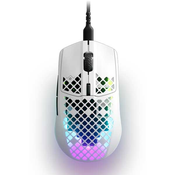 SteelSeries Aerox 3 Wired Gaming Mouse Snow