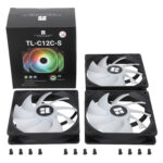 Thermalright TL-C12C-S X3 120mm ARGB PWM Case Fan – 3-Pack Black Thermalright TL-C12C-S X3 120mm ARGB PWM Case Fan – 3-Pack Black