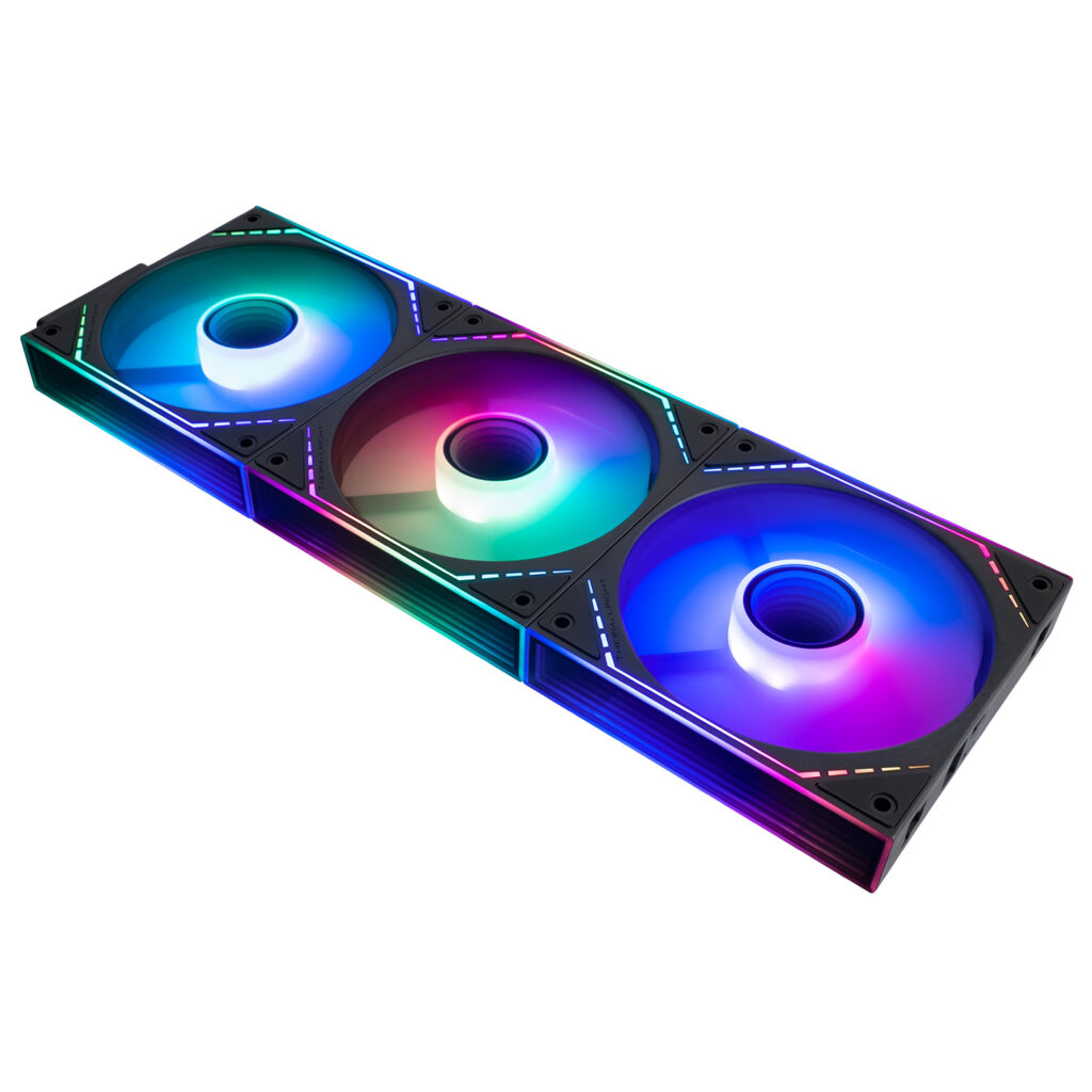 Thermalright TL-M12Q-S X3 120mm High-Speed PC Case Fans – 3-Pack
